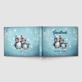 Drie schattige pinguïns gastenboek (Volledig)