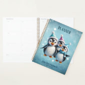 Drie schattige pinguïns planner (Display)