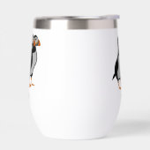 Drie Schattige Puffin Permanent Cartoon (Links)