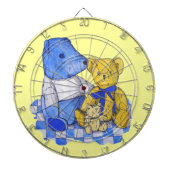 drie schattige studies over de originele kunst van dartbord (Voorkant)