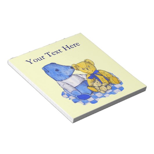 drie schattige studies over de originele kunst van notitieblok (Schuin)