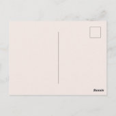 Drie Schattigee Ballerina's Briefkaart (Achterkant)
