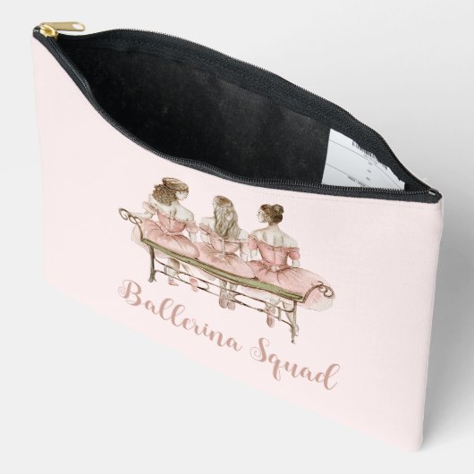 Drie Schattigee Ballerina's Etui (Open)