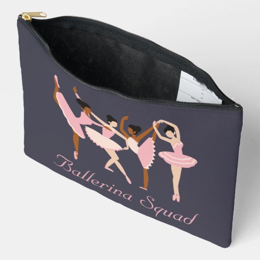 Drie Schattigee Ballerina's Etui (Open)