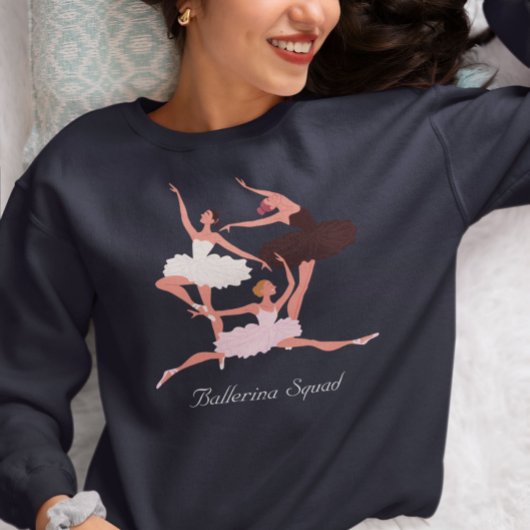 Drie Schattigee Ballerina's Trui