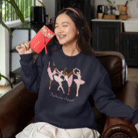 Drie Schattigee Ballerina's