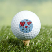 Drie Schattigee harten Golfballen (Insitu Shirt)