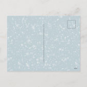 Drie Schattigee kleine muizen op het Boerderij Pre Feestdagenkaart (Achterkant)