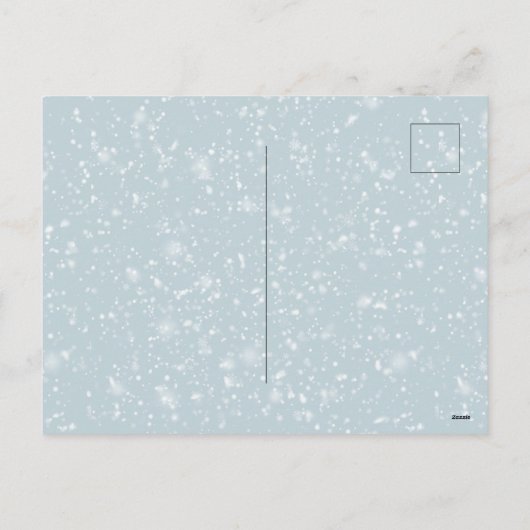 Drie Schattigee kleine muizen op het Boerderij Pre Feestdagenkaart (Achterkant)