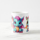 Drie Schattigee regenboogdraken Magische Mok (Center)