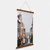 Drie schepen hangend wandkleed (Gebogen)