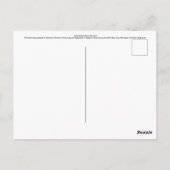 Drie schepen kwamen varend binnen briefkaart (Achterkant)