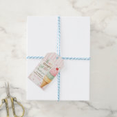 Drie Scheppen Plezier 3de Verjaardagsfeestje Cadeaulabel (Met Touw)