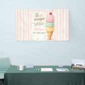 Drie Scheppen Plezier 3e Verjaardagsfeestje Spandoek (Beurs)