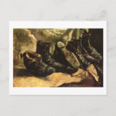 Drie schoenen (F332) Van Gogh Fine Art Briefkaart (Voorkant)