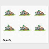 Drie schorpioenen in natuur Cartoon Vector Sticker (Vel)