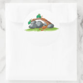 Drie schorpioenen in natuur Cartoon Vector Sticker (Tas)