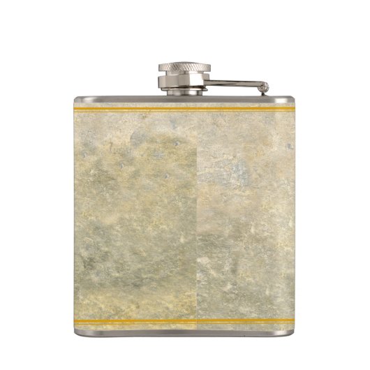 Drie Schotse distels kolf Heupfles (Achterkant)