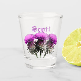 drie Schotse Thistles Shot Glas