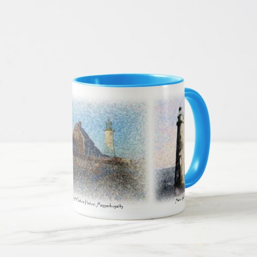 Drie Scituate Landmarks Mok (Voorkant rechts)