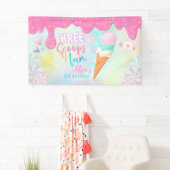 Drie scoops van plezier spandoek (Insitu)