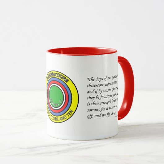 DRIE SCORE- en TEN-Mok Mok (Voorkant rechts)