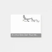 Drie Seagull vliegen in een rij. Vogel Post-it® Notes (Voorkant)