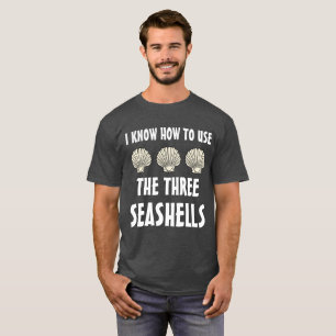 Drie Seashells Meme T-shirt