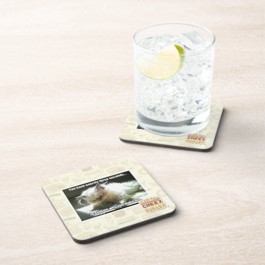 Drie seconden bier onderzetter (Rechterzijde)