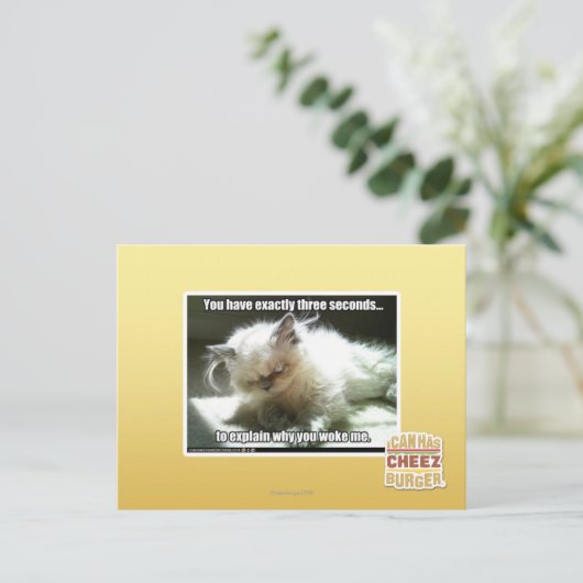 Drie seconden briefkaart (Staand voorkant)