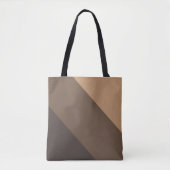 Drie Shades van bruine koffie Tote Bag (Voorkant)