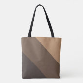 Drie Shades van bruine koffie Tote Bag (Achterkant)