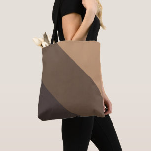 Drie Shades van bruine koffie Tote Bag