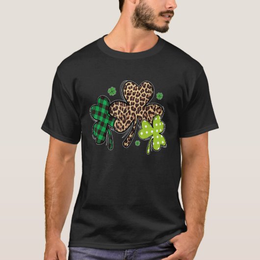 Drie Shamrocks Buffalo Pset Shamrock St Patrick T-shirt (Voorkant)
