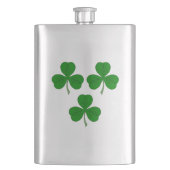Drie Shamrocks Heupfles (Voorkant)