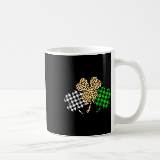 Drie Shamrocks Leopard Buffalo Pset St Patrick D Koffiemok (Rechts)