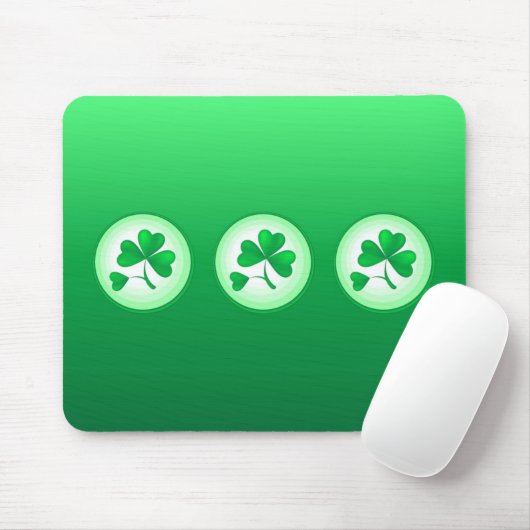 Drie Shamrocks Muismat (Met muis)