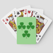 Drie Shamrocks Pokerkaarten (Achterkant)