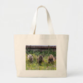 Drie Shetland pony stalleeuwen - Jumbo Tas (Voorkant)