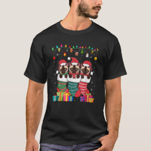 Drie Siamese Kat In Sock Funny Boys Meisjes Kinder T-shirt