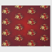 Drie sieradenrozen cadeaupapier (Vlak)