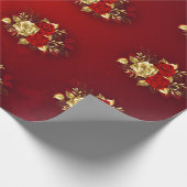 Drie sieradenrozen cadeaupapier (Hoek)