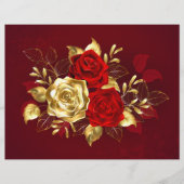 Drie Sieradenrozen Flyer (Voorkant)