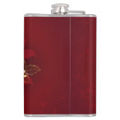 Drie sieradenrozen heupfles (Achterkant)