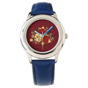 Drie sieradenrozen horloge