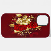 Drie sieradenrozen iPhone hoesje (Achterkant horizontaal)