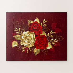 Drie Sieradenrozen Legpuzzel