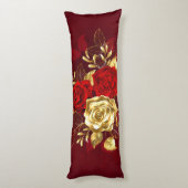 Drie Sieradenrozen Lichaamskussen (Achterkant (Verticaal))