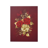 Drie Sieradenrozen Notitieblok (Linkerzijde)