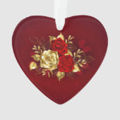 Drie Sieradenrozen Ornament (achterkant)
